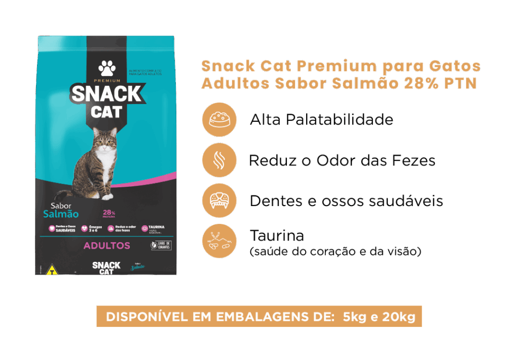 Snack Cat Premium Gatos Salmao 32 De Ptn V2